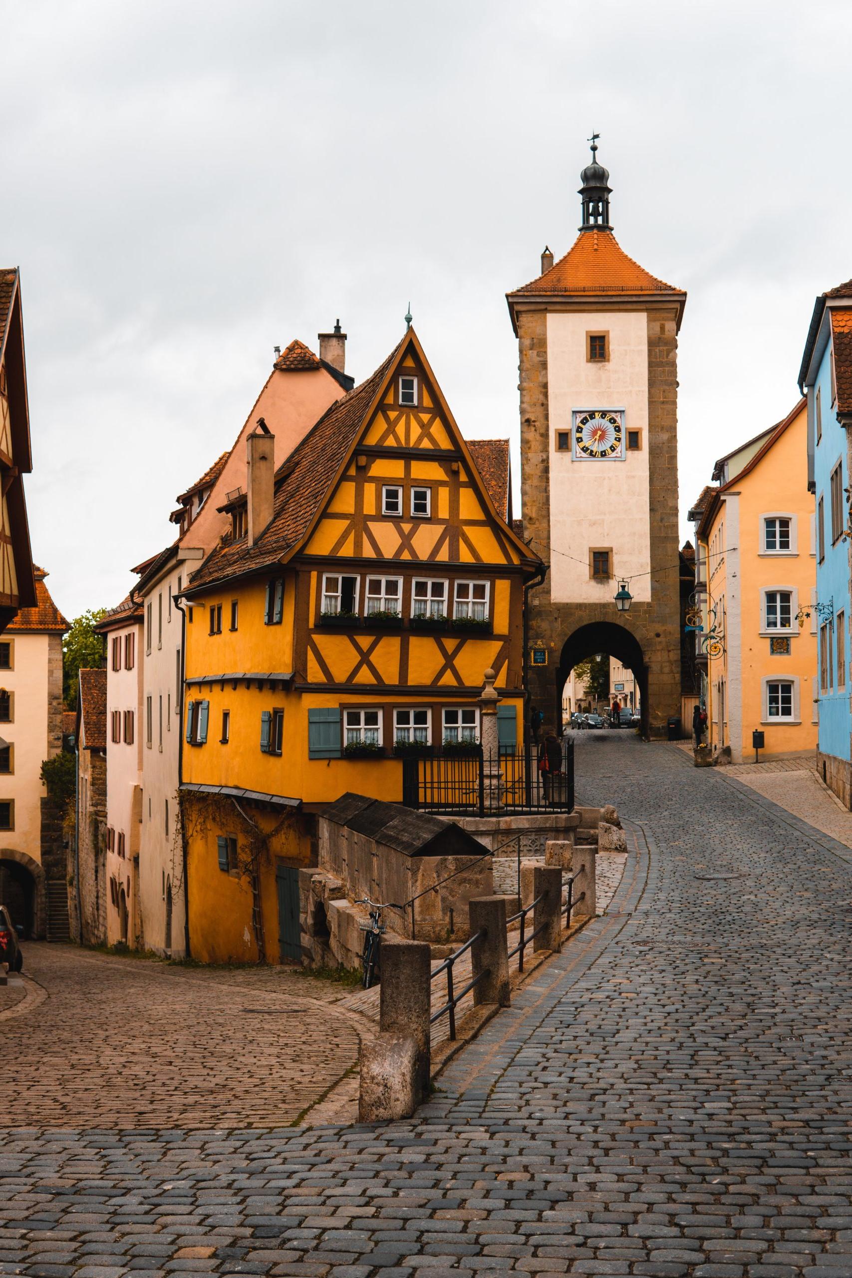 Photo of downtown Rothenburg, Germany
